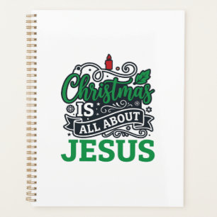 Weihnachten handelt von Jesus Design Planer