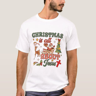 Weihnachten handelt von Jesus Santa Schlitten Rent T-Shirt