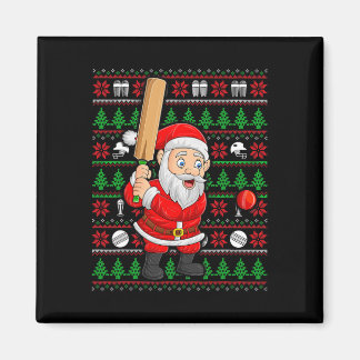 Weihnachten hässlicher Pullover Stil Weihnachtsman Magnet