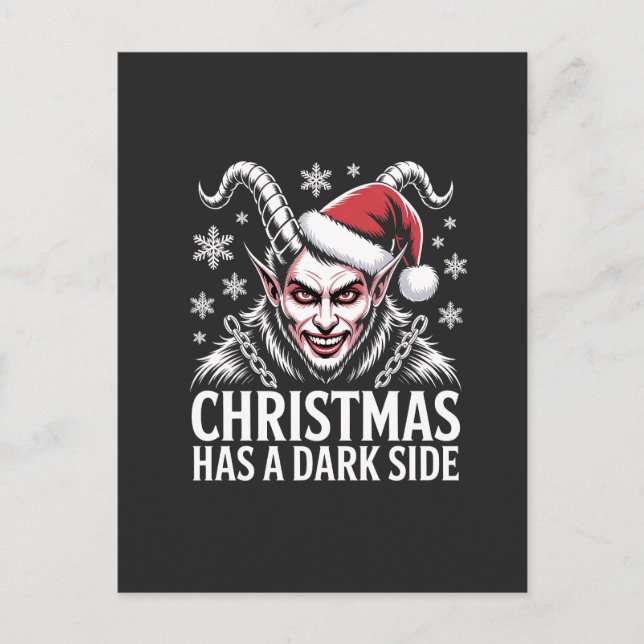 Weihnachten hat eine dunkle Seite (Vorderseite)