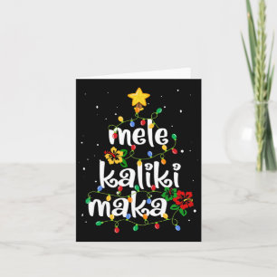 Weihnachten Hawaiian Santa Mele Kalikimaka Weihnac Karte