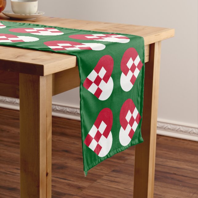 Weihnachten Heart Großer Tischläufer (Beispiel)