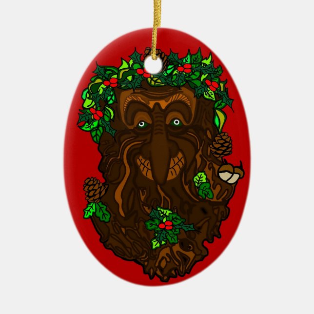Weihnachten heidnische GreenMan Dekoration (Vorne)