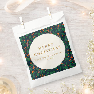 Weihnachten Heilige botanische Vegetation Geschenktütchen