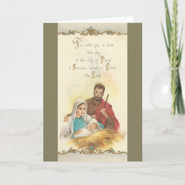 Weihnachten Heilige Familie (Vorderseite)