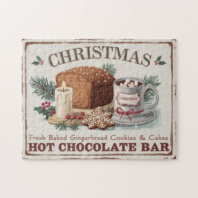 Weihnachten - Heiße Schokolade Bar (Horizontal)