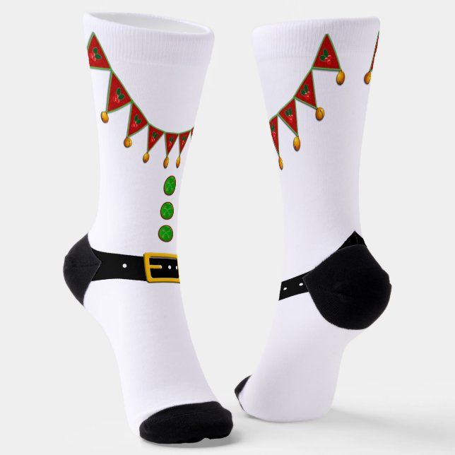 Weihnachten: Helfer Elf Socken (Gewinkelt)