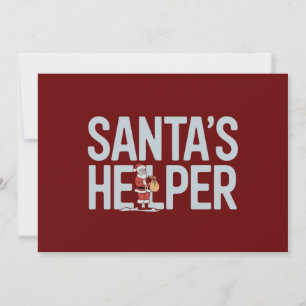 Weihnachten: Helfer Feiertagskarte