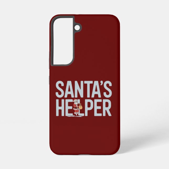 Weihnachten: Helfer Samsung Galaxy Hülle (Rückseite)