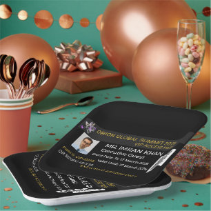 Weihnachten Herbst Truthahn Papier Teller Party Se