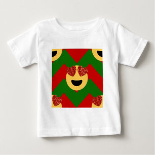 Weihnachten Herz Auge Emoji Baby T-shirt