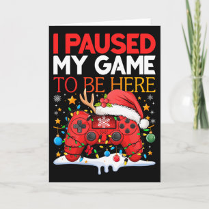 Weihnachten hielt ich mein Spiel an, um hier zu se Karte