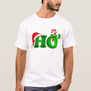 Weihnachten HO3 Männerbasische T - Shirt