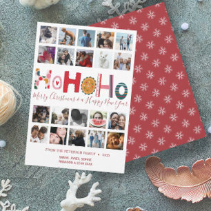 Weihnachten Ho Ho Ho Card 20 Foto Collage