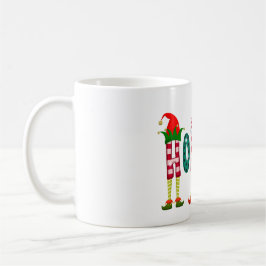Weihnachten HO HO HO elf, Weihnachtselfen Geschenk Kaffeetasse