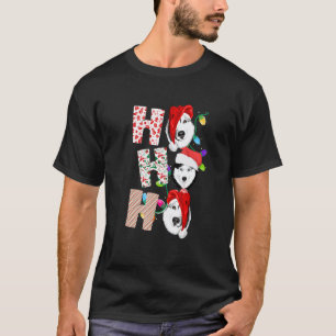 Weihnachten Ho Ho Ho Husky Hund Für Hund Lustiges T-Shirt