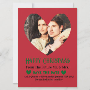 Weihnachten Hochzeit Speichern Sie die Date Holida
