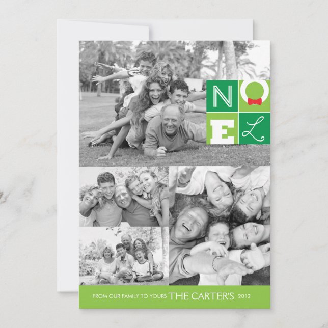 Weihnachten Holiday 12x18 Flat Card (Vorderseite)