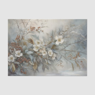 Weihnachten Holly Berry Blume im Winter Decoupage Seidenpapier