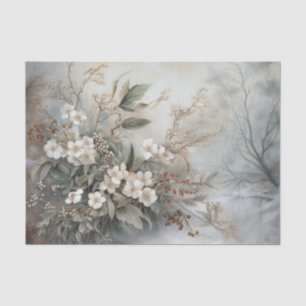 Weihnachten Holly Berry Blume im Winter Decoupage Seidenpapier