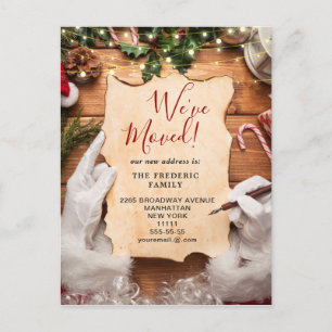 Weihnachten Holly Berry Rustikaler Bark Wir haben  Ankündigungspostkarte