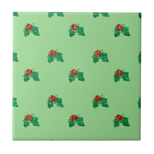 Weihnachten Holly Fliese (Vorderseite)