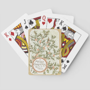 Weihnachten Holly Hübsch Antique Gruß Spielkarten
