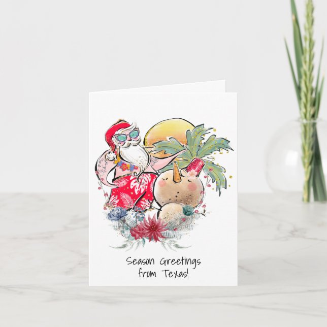 Weihnachten | Hot Holly Jolly Santa Claus (Vorderseite)
