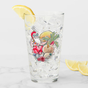 Weihnachten Hot Holly Jolly Santa Claus Glas