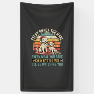 Weihnachten Hunde Liebhaber Snack Gaffen Banner