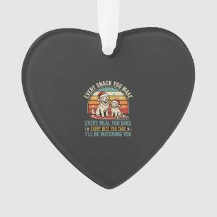 Weihnachten Hunde Liebhaber Snack Gaffen Ornament