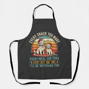 Weihnachten Hunde Liebhaber Snack Gaffen Schürze