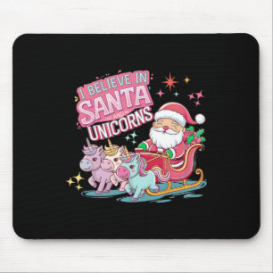 Weihnachten Ich Glaube An Den Weihnachtsmann Und E Mousepad