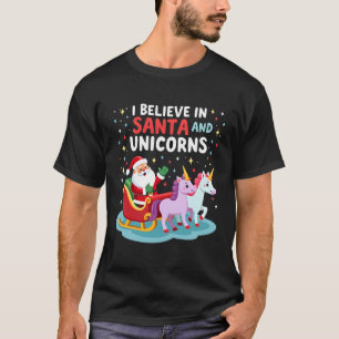 Weihnachten Ich glaube an den Weihnachtsmann und E T-Shirt