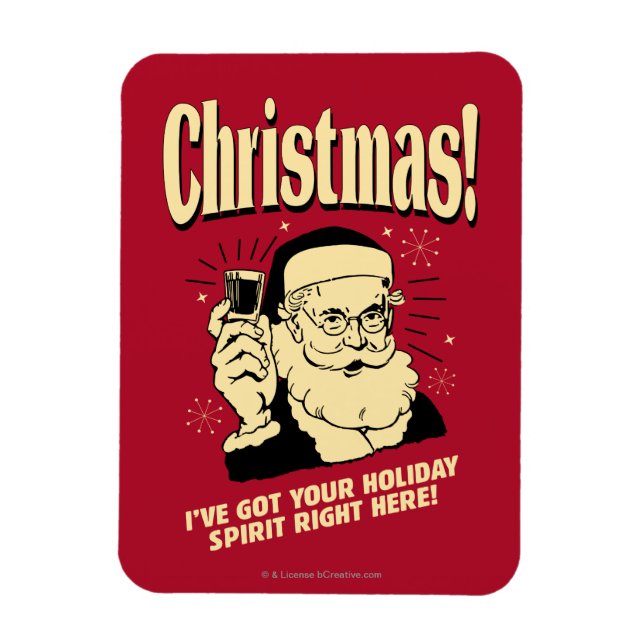 Weihnachten: Ich habe hier deinen Urlaubssgeist Go Magnet (Vertikal)