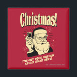 Weihnachten: Ich habe hier deinen Urlaubssgeist Go Magnet<br><div class="desc">Willkommen bei RetroSpoofs. Es ist die ultimative Kollektion klassischer Retro-T - Shirt,  die uns bei Bier,  Männern,  Frauen,  Poker,  Jobs und all den anderen schlechten Dingen,  die uns so gut fühlen,  Spaß macht!</div>