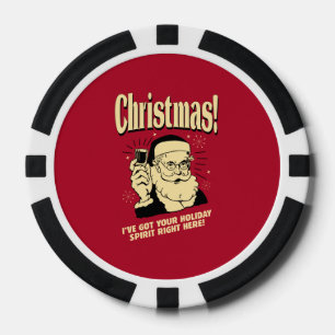 Weihnachten: Ich habe hier deinen Urlaubssgeist Go Pokerchips