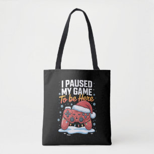 Weihnachten Ich Pausierte Mein Spiel Um Hier Zu Se Tasche