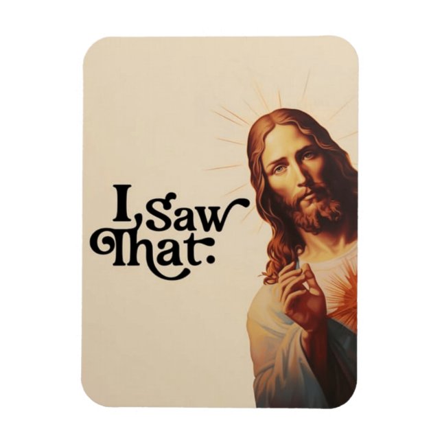 Weihnachten, ich sah diesen Jesus, ich sah, dass Magnet (Vertikal)