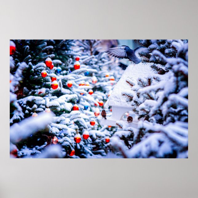 Weihnachten Idyll charmant Poster (Vorne)