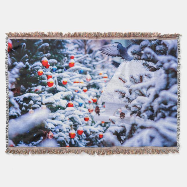 Weihnachten Idyll festlich Decke (Vorderseite)
