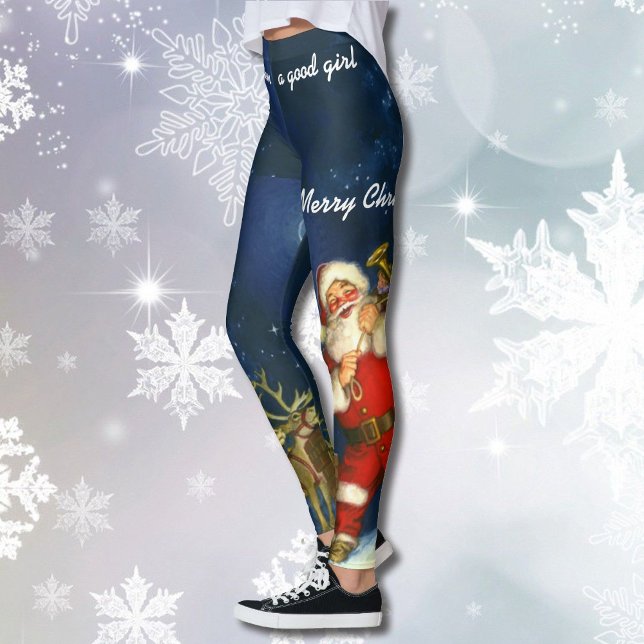 Weihnachten Ihr Name Leggings Santa Joggen Pants (Von Creator hochgeladen)