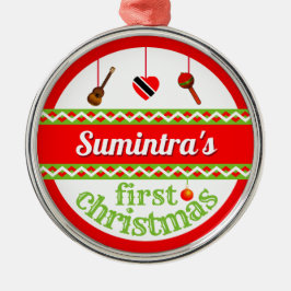 Weihnachten Ihres Babys (Trini) Ornament Aus Metall