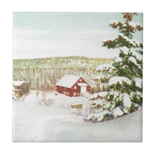 Weihnachten im alten Norwegen, 1950 Fliese