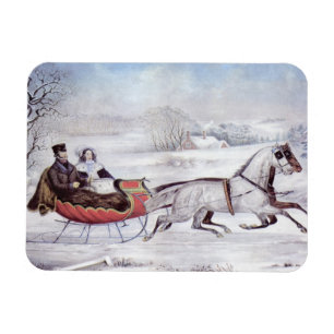 Weihnachten im alten Stil, Der Winter auf der Stra Magnet