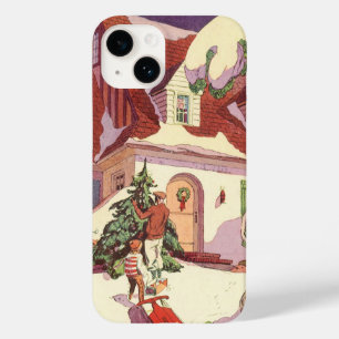 Weihnachten im alten Stil, Familienhaus im Schnee title_seo2
