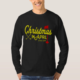 Weihnachten im April Golf Majors und Turniere T-Shirt