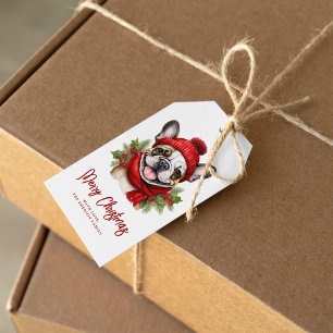 Weihnachten im Aquarell Geschenkanhänger
