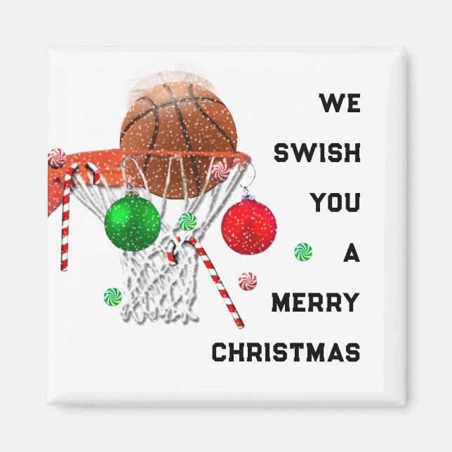 Weihnachten im Basketball Magnet (Vorne)