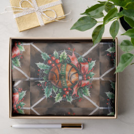 Weihnachten im Basketball Seidenpapier